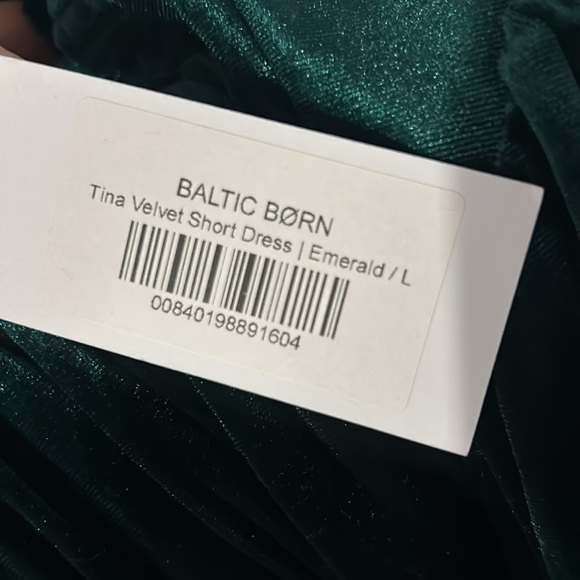 Baltic Born Emerald Velvet Dress - Large NWT - Picture 12 of 14